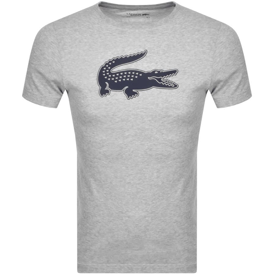 Alternative Image for ProductLacoste Sport Crew Neck T Shirt Grey1